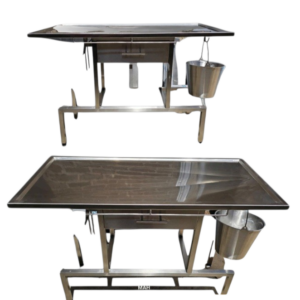 MESA DE EXPLORACION VETERINARIA CON CAJON ACERO INOXIDABLE