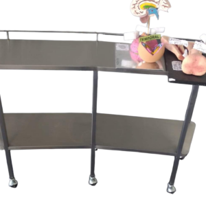 MESA RIÑON CON ENTREPAÑO ACERO INOXIDABLE