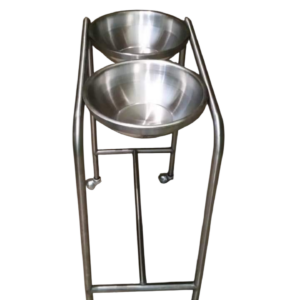 PORTA LEBRILLO DOBLE ACERO INOXIDABLE