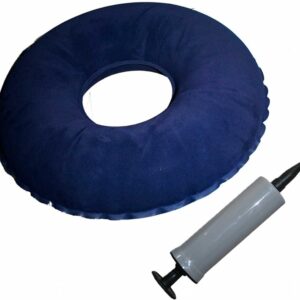 COJIN DE ASIENTO ANTI DECUBITUS REDONDO CON BOMBA PARA INFLADO  ADS-R