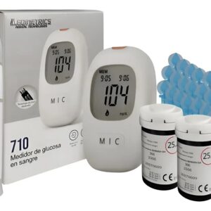 GLUCOMETRO / KITS MEDIDOR DE GLUCOSA EN SANGRE 710 KIT10-25
